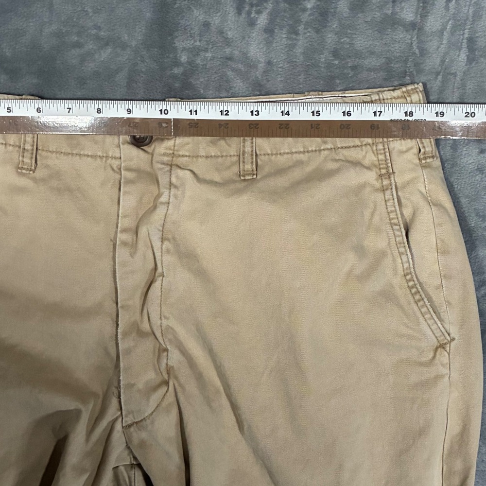 VTG Y2K Abercrombie Fitch Mens Khaki Chinos Straight Leg Pants Men's 36x30 - Picture 8 of 10